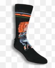 Play Chucky Doll Socks By Odd Sox - Hockey Sock Png,Chucky Png
