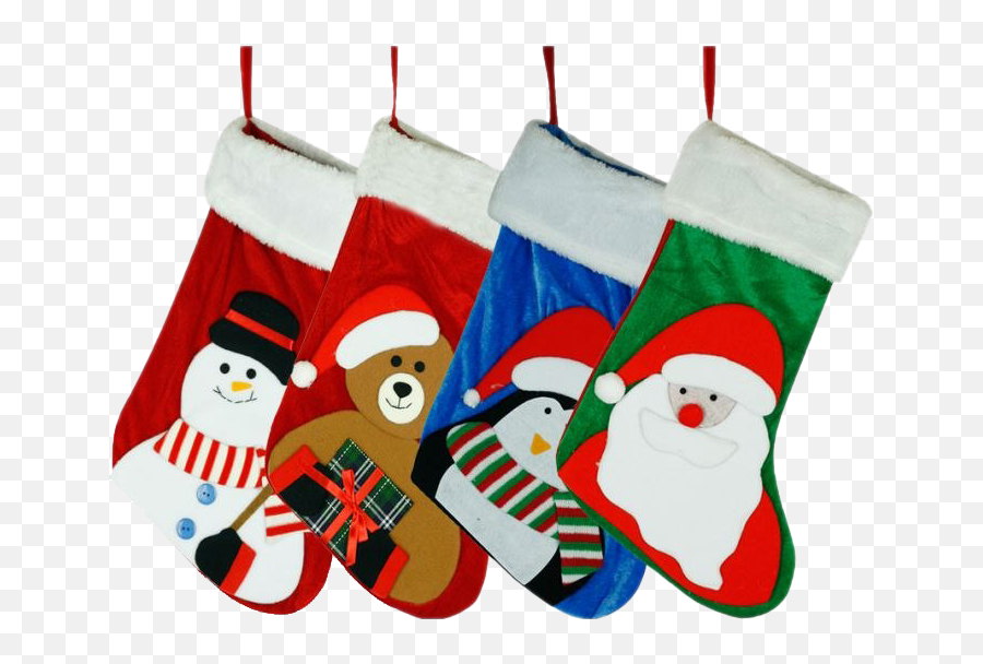 Santa Christmas Stockings Png Clipart Mart - Christmas Stocking,Santa Clipart Png