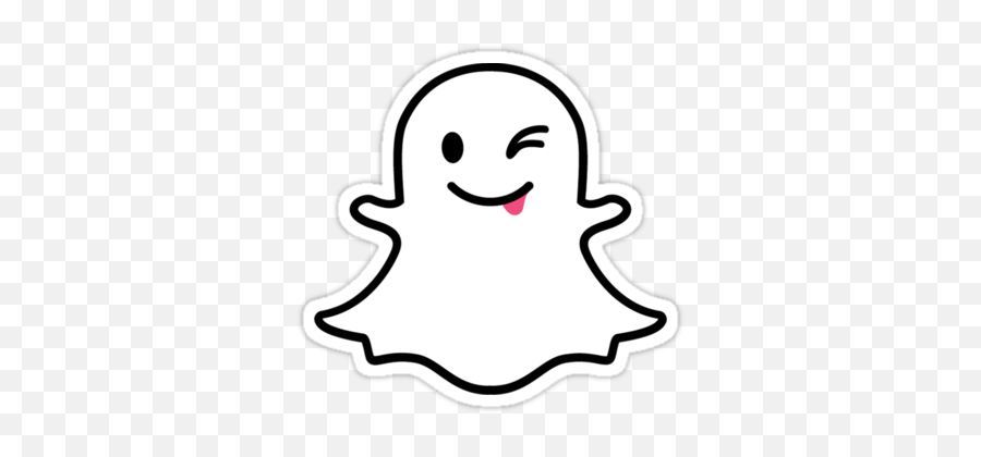 Download Hd Snapchat Ghost By - Snapchat Black And White Logo Png,Snapchat Ghost Transparent