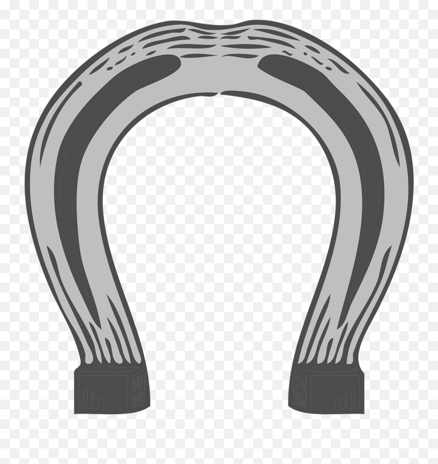 Horseshoe Grey Horse - Free Vector Graphic On Pixabay Horseshoe Clip Art Png,Horseshoe Transparent Background
