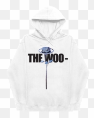 Vlone X Pop Smoke The Woo White Hoodie - Hives Png,Vlone Png