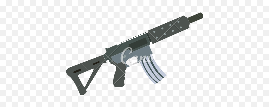 Machine Gun Icon 89415 - Free Icons Library Assault Rifle Png,Gun Silhouette Png