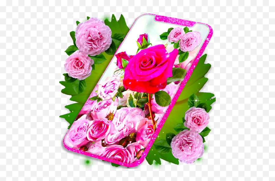 Pink Rose Live Wallpaper 3d Roses 4k Wallpapers - Rose Hd Png,Pink Rose  Transparent Background - free transparent png images 