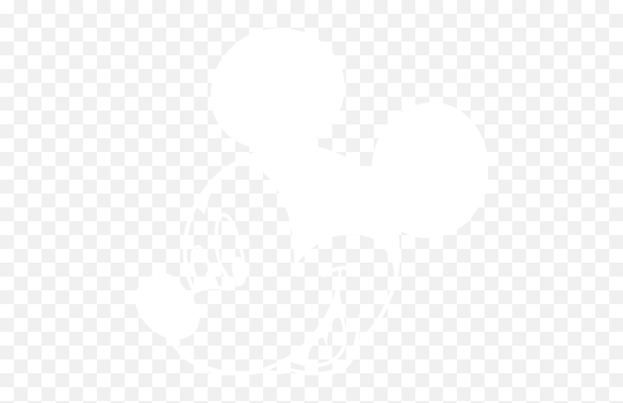 White Mickey Mouse Icon - Free White Mickey Mouse Icons Mickey Mouse White Transparent Png,Mouse Icon Transparent