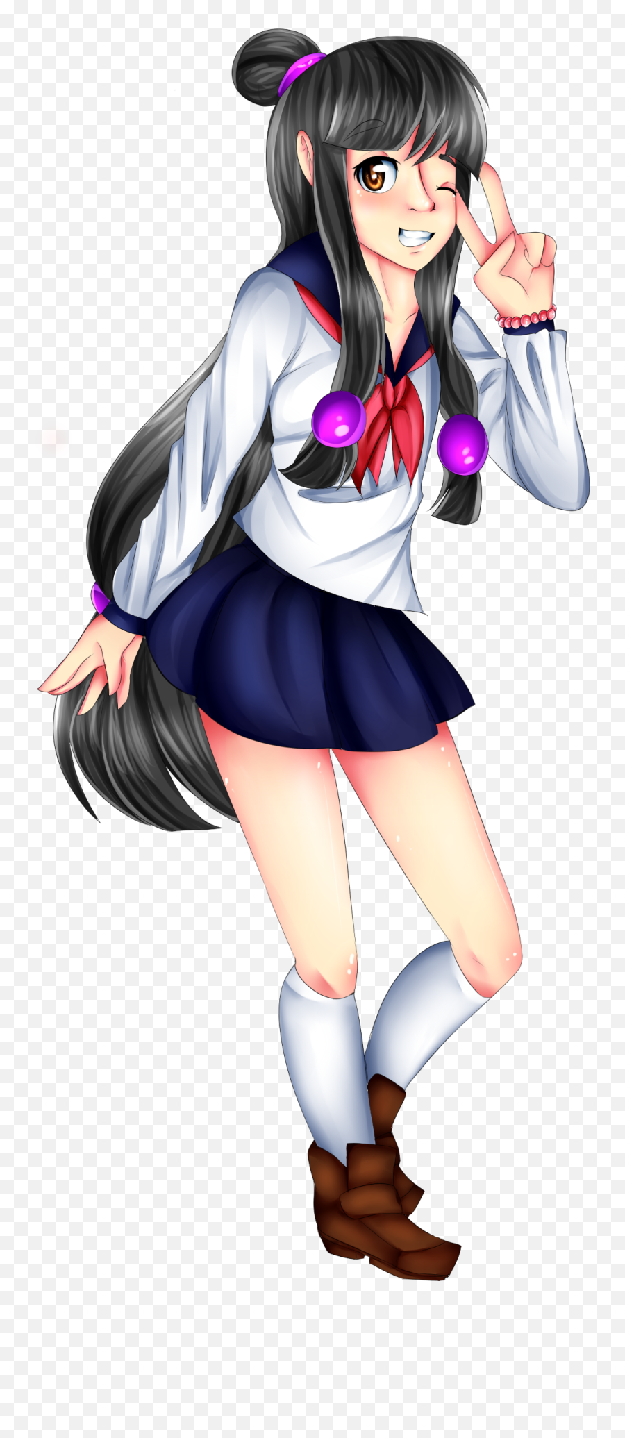 School Girl Maya - Phoenix Wright Fã Art 40922128 Fanpop Maya Fanart Phoenix Wright Png,Phoenix Wright Png