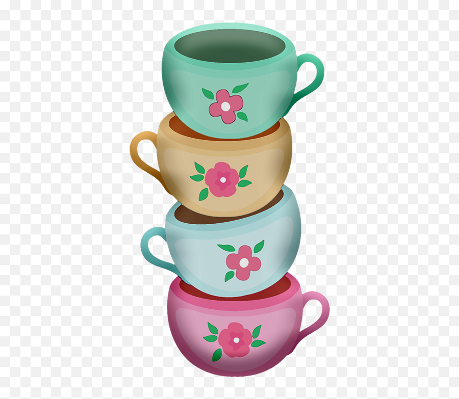 Staked Tea Cups - Free Image On Pixabay Serveware Png,Cup Of Tea Png