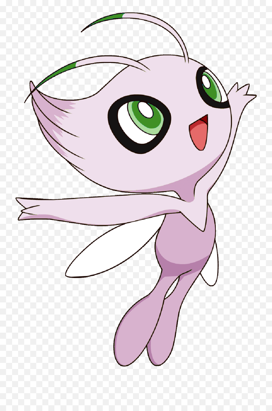 Celebi Pokemon Shiny Pink Sticker By Marshmallow - Pokemon Celebi Png ...