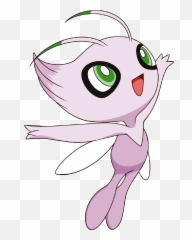 Celebi Pokemon Shiny Pink Sticker By Marshmallow - Pokemon Celebi Png,Celebi Png