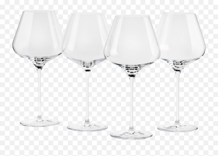 Set Of 4 Red Wine Glasses - Le Creuset Wine Glasses Png,Wine Glasses Png