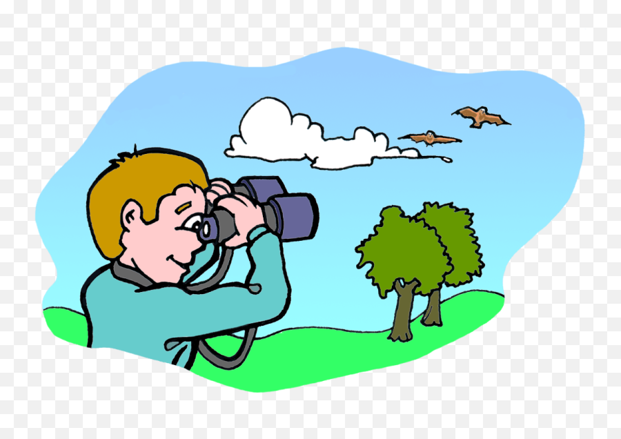 Clipart People Binoculars - Looking At A Tree Clipart Png,People From Above Png