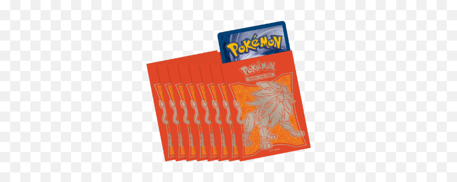 Sun And Moon Etb - Sun Solgaleo Sleeves And Deck Box Back Of A Pokemon Card Png,Solgaleo Png
