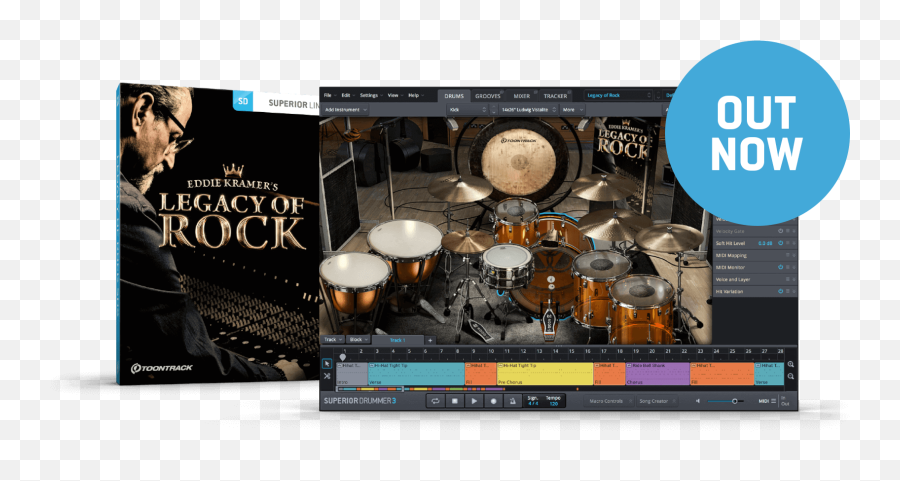Legacy Of Rock Sdx Toontrack Png Drum Set Transparent Background