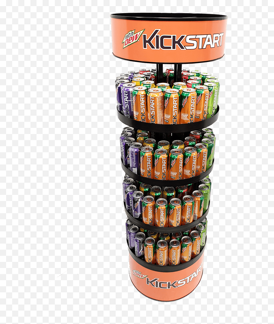 Mountain Dew Kickstart Display - Urui Urui Cylinder Png,Mtn Dew Transparent