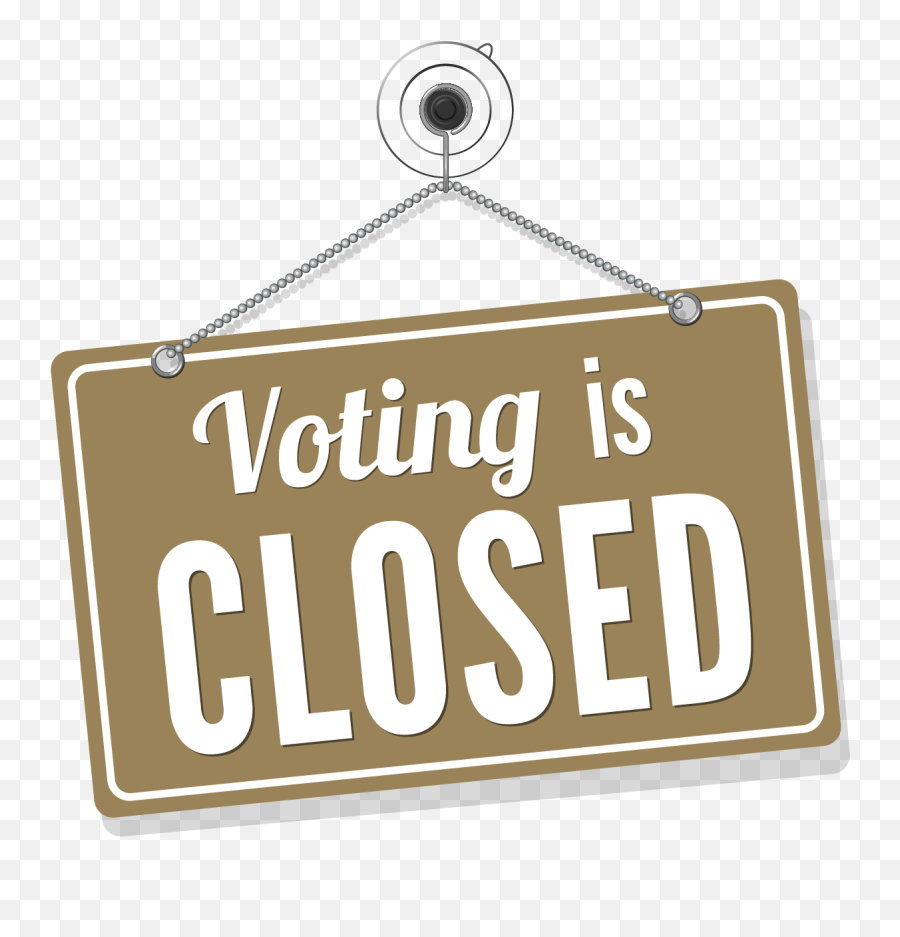Download Voting Is Closed Png Image - Voting Is Closed,Closed Png