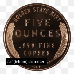 5 Oz Copper Lincoln Wheat Penny - Gsa Immobilier Png,Penny Png