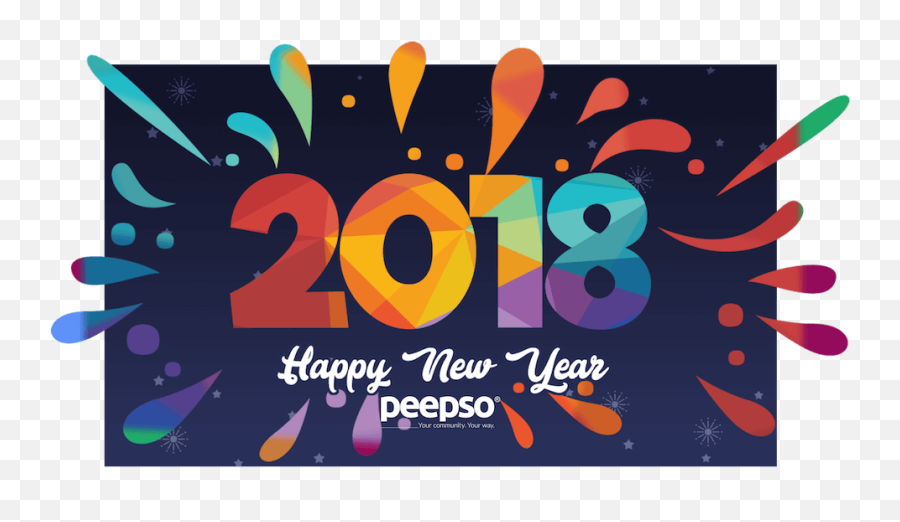 Peepso In 2017 U2013 - Graphic Design Png,Happy New Year 2017 Png
