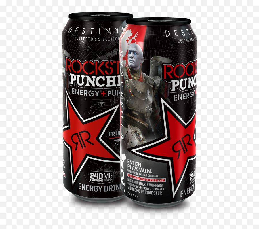 Download Punched Zavala - Rockstar Destiny 2 Forsaken Png Rockstar Energy Drink,Destiny 2 Forsaken Logo