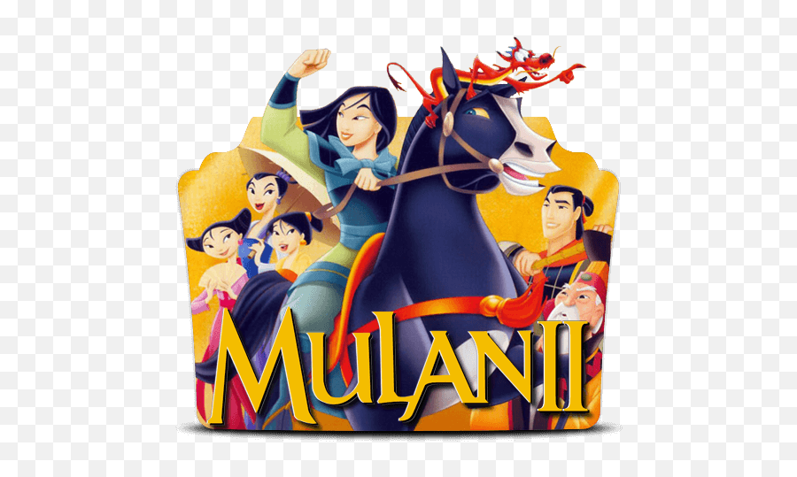 Mulan Movie Folder Icon - Designbust Mulan Ii 2004 Png,Mulan Transparent
