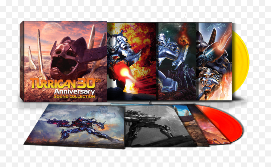 Turrican 30th Anniversary Sound Collection 7 Lps - Preorder Turrican 2 Png,Lps Png