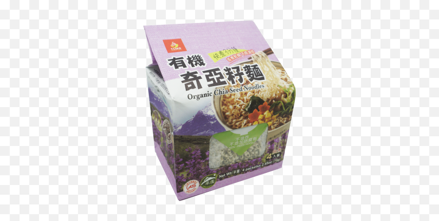 Chering Chang Organic Chia Seed Noodles - Green Common Breakfast Cereal Png,Noodle Png