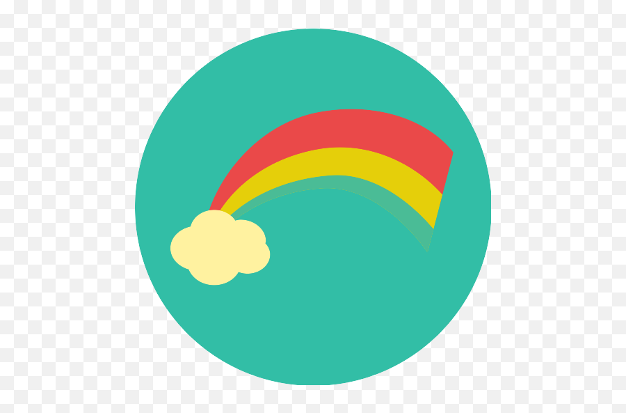 Rainbow Cloud Vector Svg Icon - Color Gradient Png,Rainbow Cloud Png