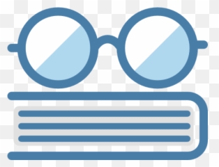 Book Glasses Study Read Learn Free - Icono Aprender Png