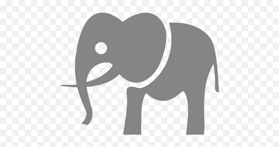 African Elephant Symbol Computer Icons Emoji - Elephant Símbolo De Un Elefante Png,Elephant Icon