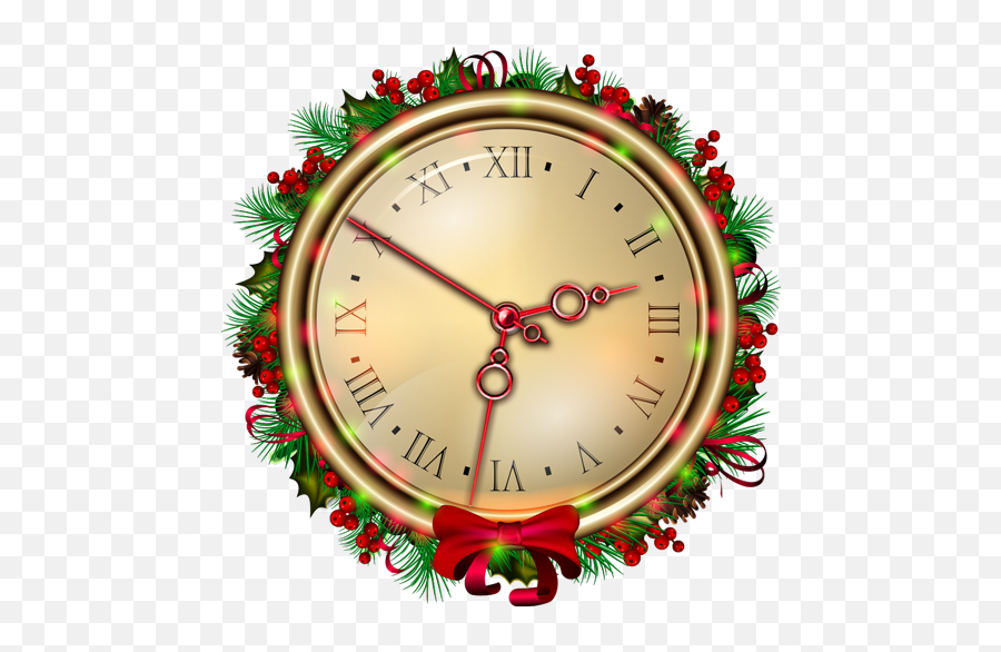 About Happy Christmas Clock Live Wallpaper Google Play - Christmas Clock  Logo Png,Snowflake App Icon - free transparent png images 