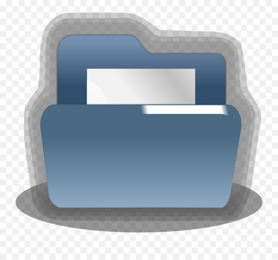 Open Folder Svg Vector Clip Art - Svg Clipart Horizontal Png,Open Folder Icon