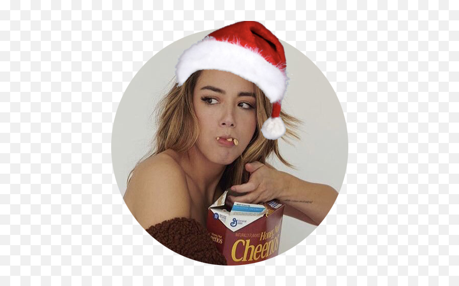 Chloe Christmas Icons - Costume Hat Png,Chloe Bennet Icon