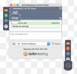 Gotomeeting Attendee Guide For Mac - Support Gotomeeting png