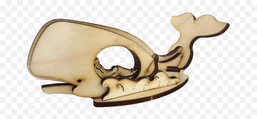 Jonah And The Big Fish 3d Wooden Puzzle - Animal Figure Png,Book Of Jonah Icon