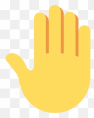 34 Hand Emojis To Help Talking With Our - Raised Back Of png