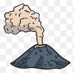 Volcanic Eruption Hand Drawn Transparent Png U0026 Svg Vector - Volcanic Eruption Drawing Png,Volcano Icon Png