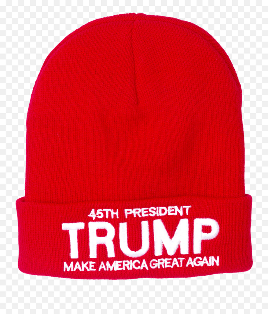 45th President Knit Beanie Red - Beanie Png,Obey Hat Transparent