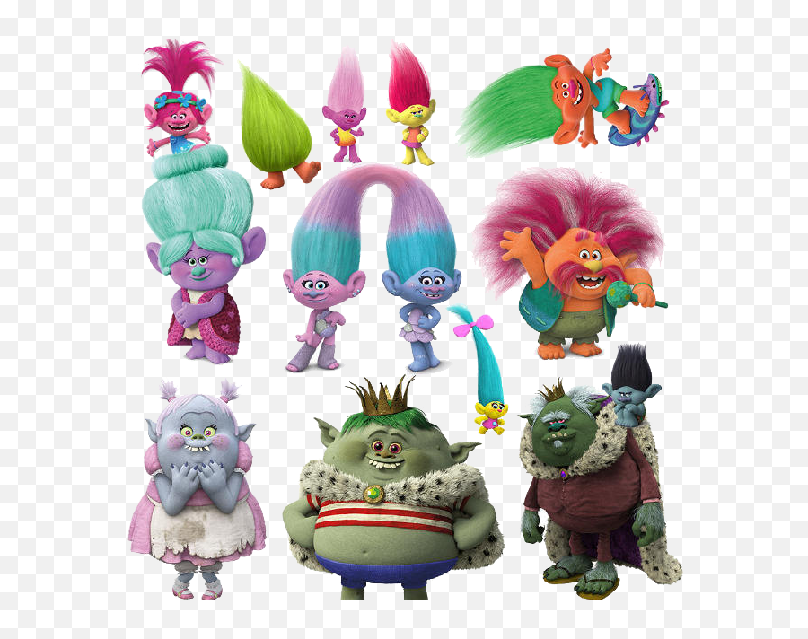 Download Trolls Movie Characters Png - First Troll Movie Characters,Trolls Png
