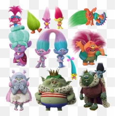 Download Trolls Movie Characters Png - First