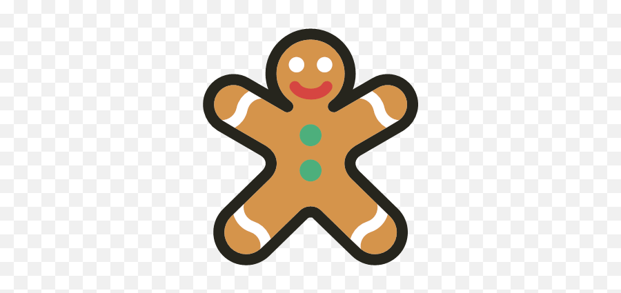 Food Gingerbread Holidays Man Icon Png Orange Person