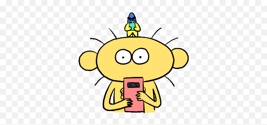Yellow Monkey Blue Banana Sticker - Yellow Monkey Blue Mobile Phone Png,Ape Escape Icon