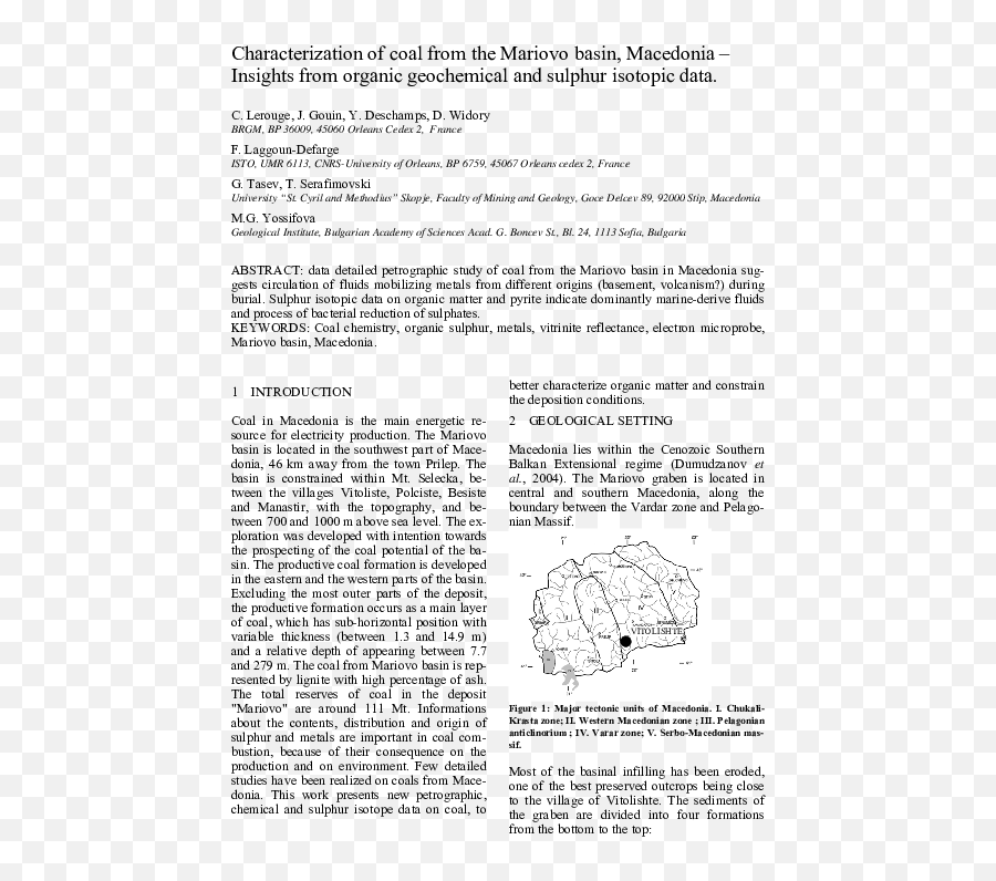 Pdf Characterization Of Coal From The Mariovo Basin - Document Png,Coal Lense Icon