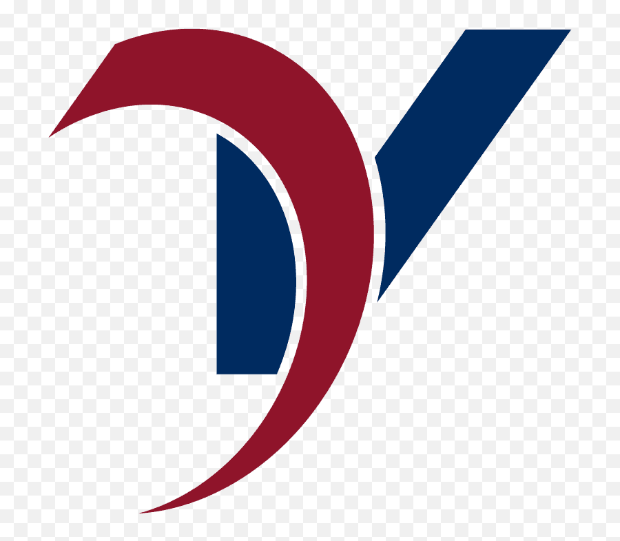 Red And Blue V Logo - Logo With D And V Png,V Logos