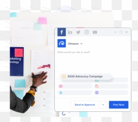 Social Media Publishing U0026 Scheduling Platform Oktopost - Marketing Strategy png