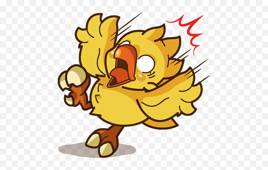 Telegram Sticker From Chocobo Pack Png Icon