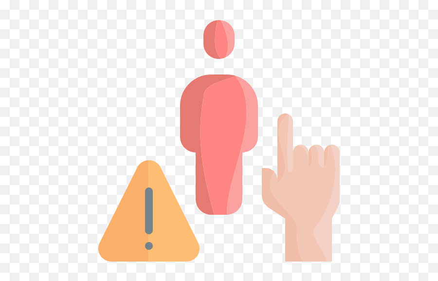 Avoid Hand People Risk Touch Icon - Free Download Png,Risk Free Icon