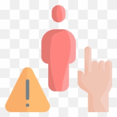 Avoid Hand People Risk Touch Icon - Free download png