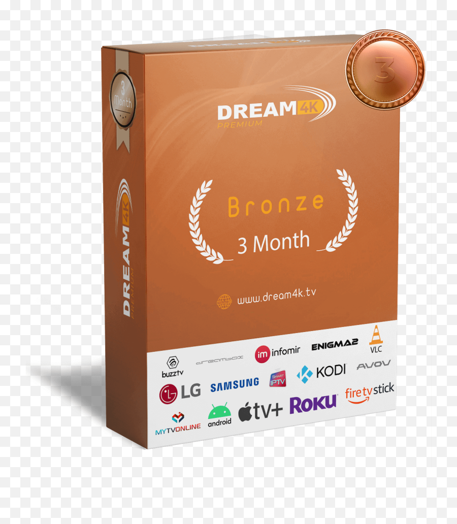 Bronze Dream4k Png Kodi Icon Pack