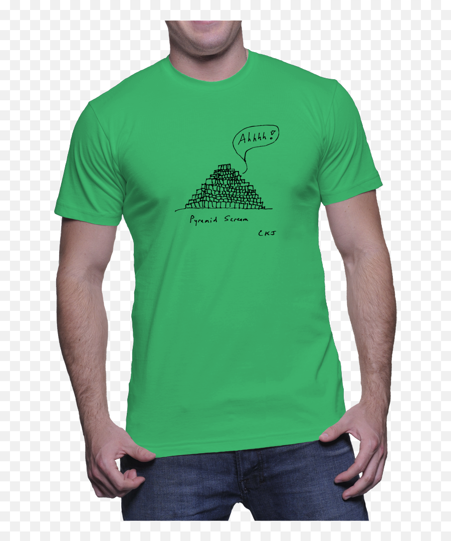 Pyramid Tee Colin Jost - First Amendment T Shirt Png,Scream Png