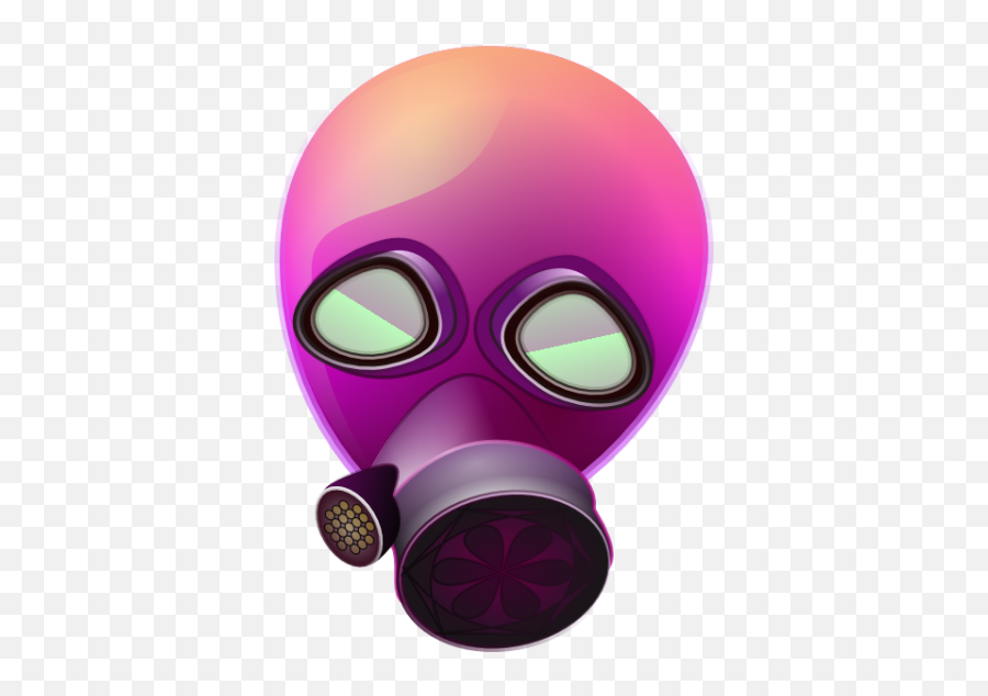 Gas Mask Toxic Icon Png - Pink Gas Mask Png,Gas Mask Transparent Background