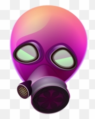 Gas Mask Toxic Icon Png - Pink