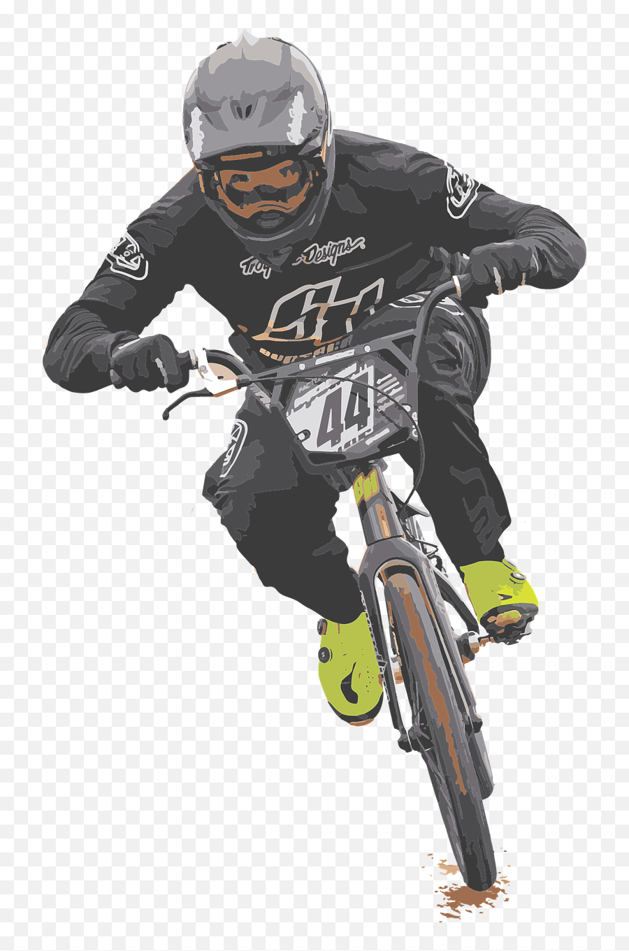 Bmx Racing Cycling - Free Vector Graphic On Pixabay Bmx Racing Png,Race Png